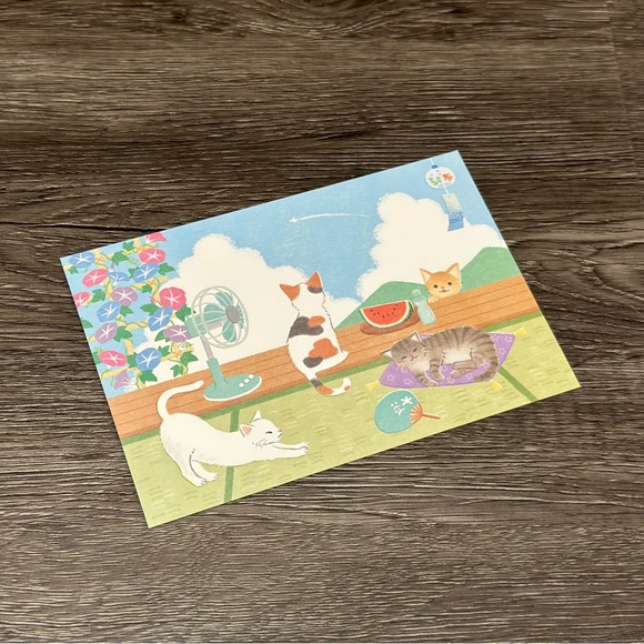 Kittens Enjoy Summer Activities Postcard ❘ Travel Card ❘ Postal Card ❘ Postal - Picture 2 of 3